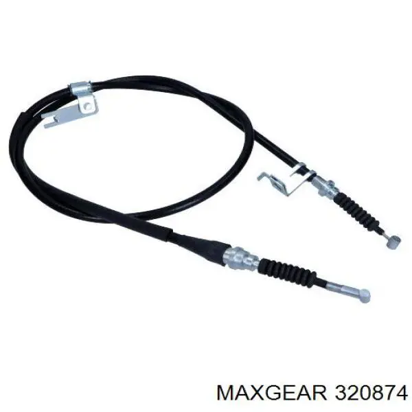 Купити 320874 Maxgear Трос ручного гальма задній, лівий