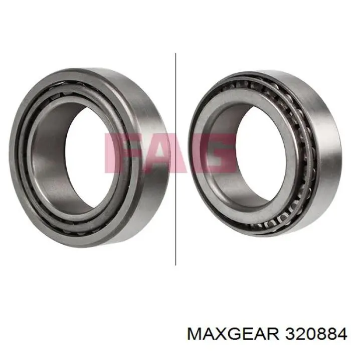 Купити 320884 Maxgear Трос ручного гальма задній, правий