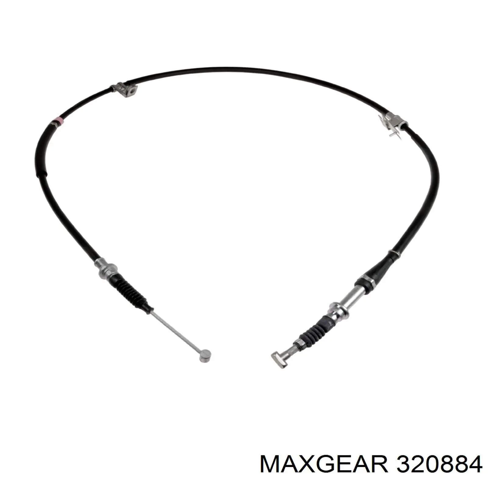 Трос стоянкового гальма задній правий Maxgear 320884 ціна, від 24.18 USD