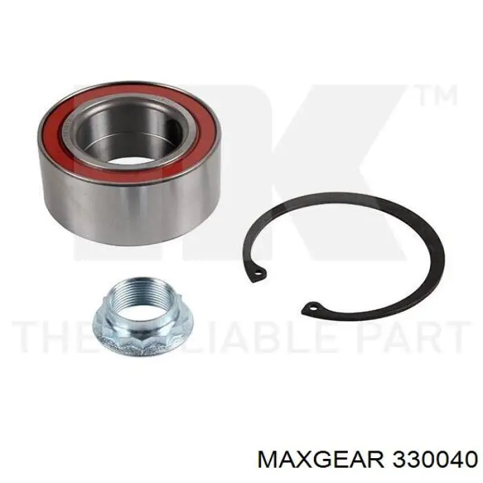330040 Maxgear Підшипник ступиці задньої