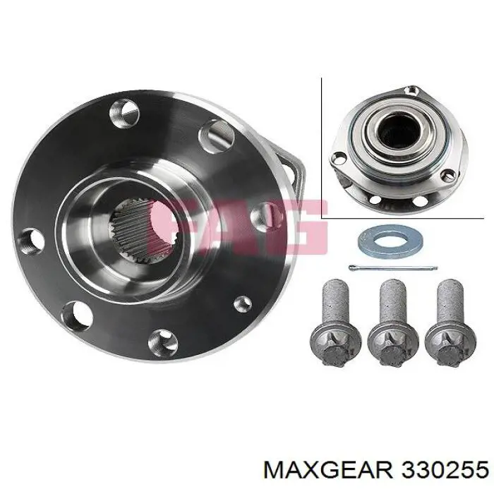 Передня маточина 330255 Maxgear