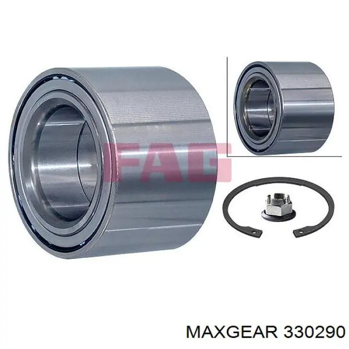 Підшипник маточини Maxgear 330290