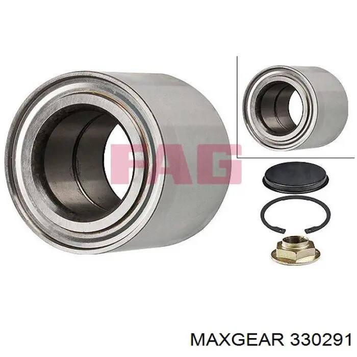 Підшипник задньої ступиці 330291 Maxgear