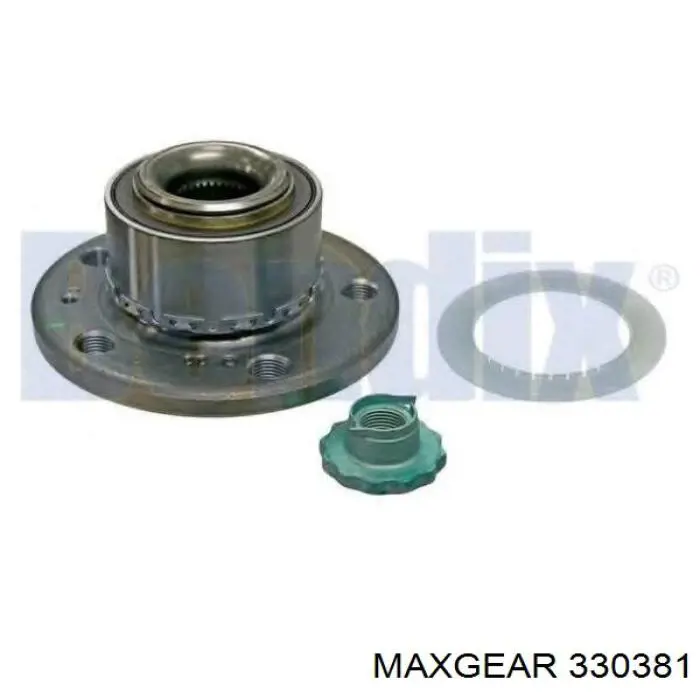 Маточина переднього колеса Maxgear 330381