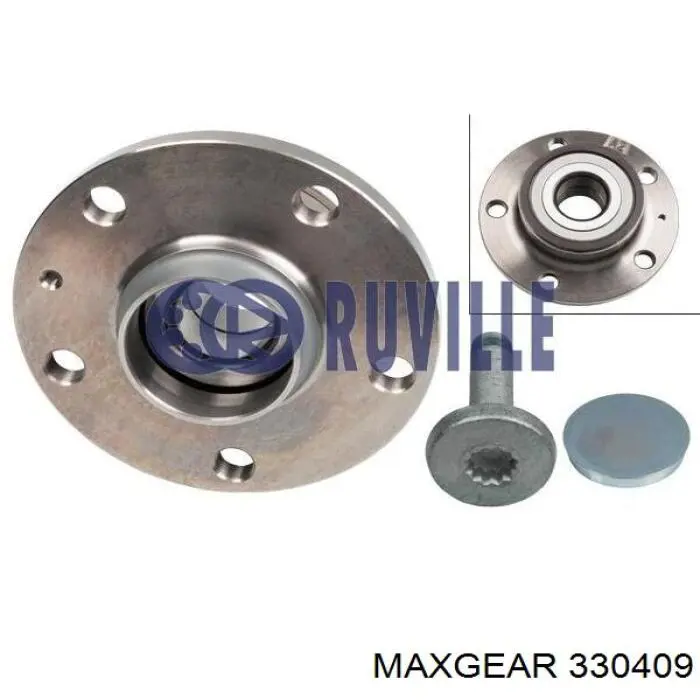 Купити 330409 Maxgear Підшипник ступиці колеса
