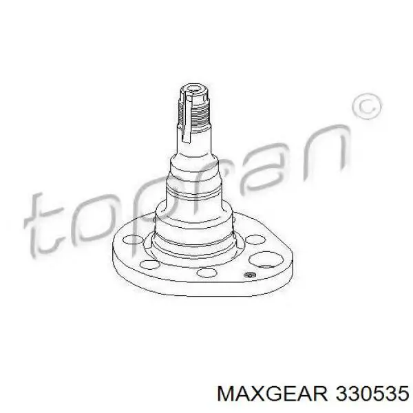 Кулак поворотний лівий Maxgear 330535 ціна, від 14.67 USD