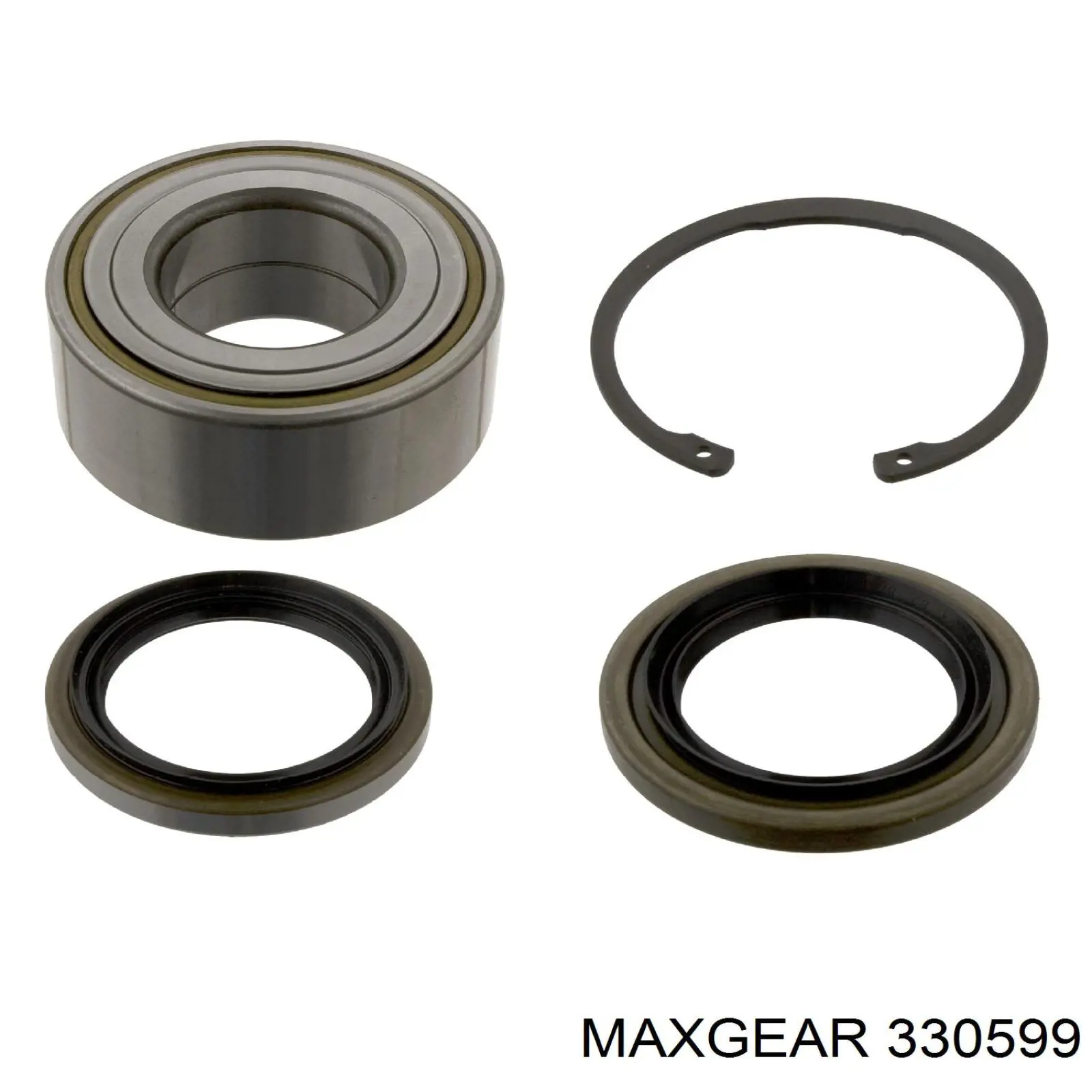 Комплект підшипник маточини передньої Maxgear 330599 ціна, від 24.15 USD