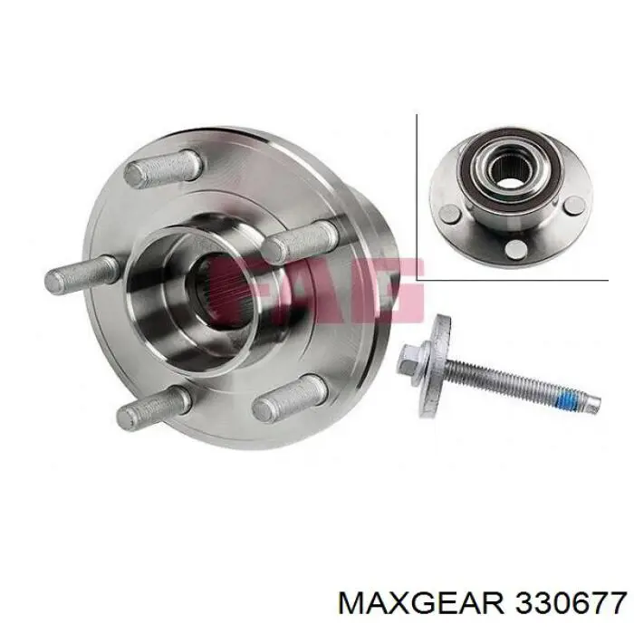 Купити 330677 Maxgear Маточини передніх коліс