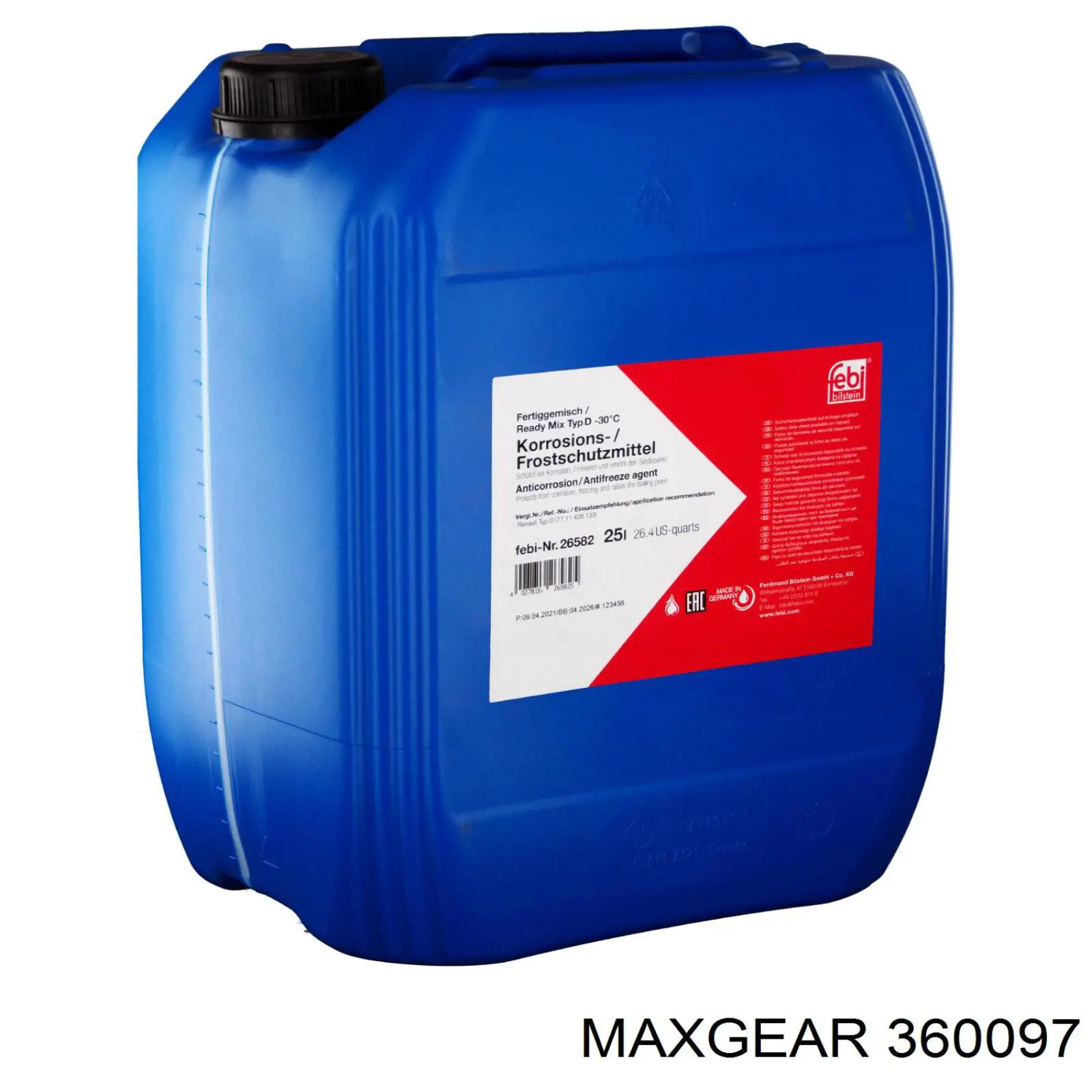 Антифріз концентрат Maxgear 360097 ціна, від 9.62 USD