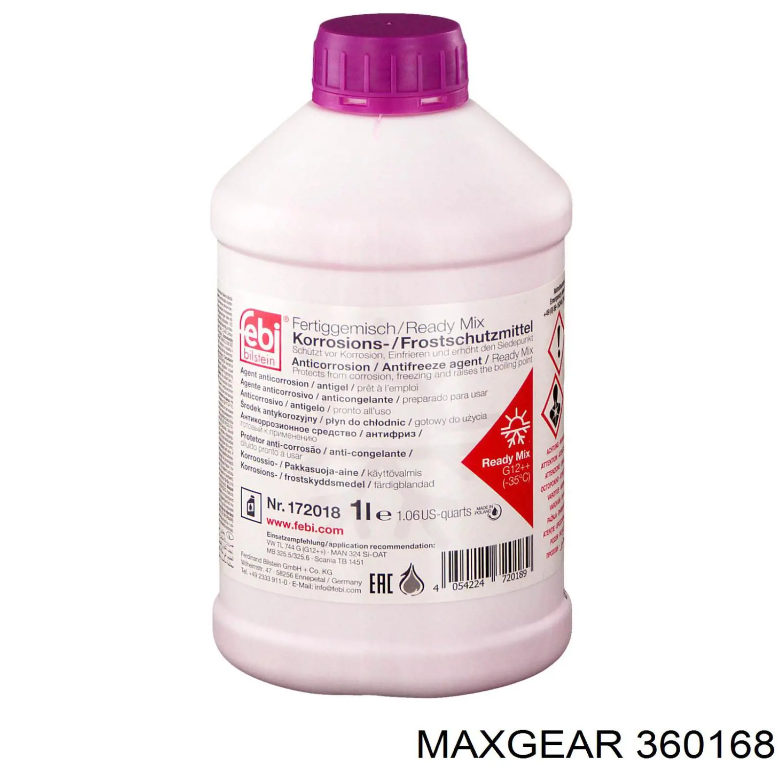 Антифріз концентрат Maxgear 360168 ціна, від 10.56 USD