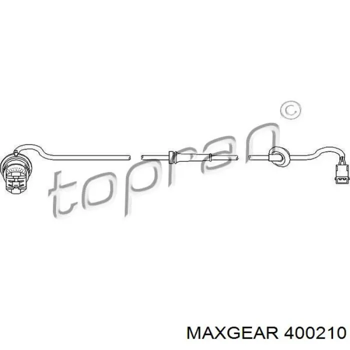 400210 Maxgear Права подушка мотора