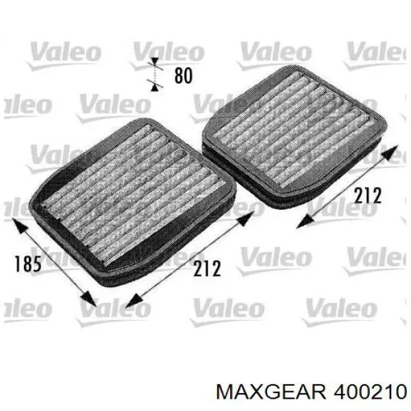 Купити 400210 Maxgear Подушка (опора) двигуна, права