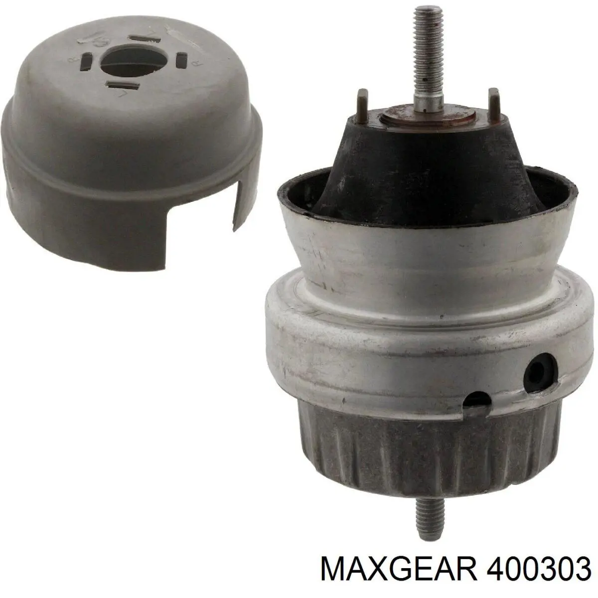 Подушка (опора) двигуна, ліва 400303 Maxgear