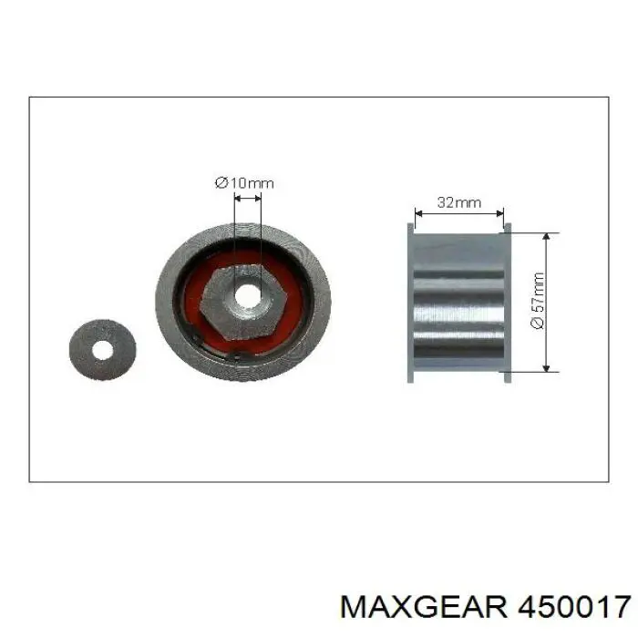 Моторчик омивача 450017 Maxgear