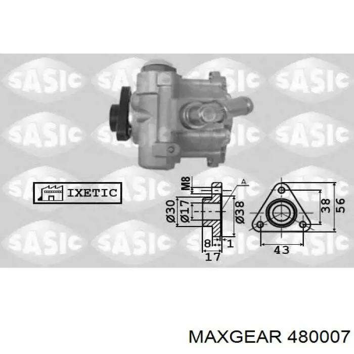 Насос ГПК Maxgear 480007 ціна, від 77.43 USD