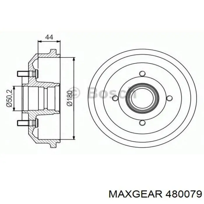Насос ГУР 480079 Maxgear