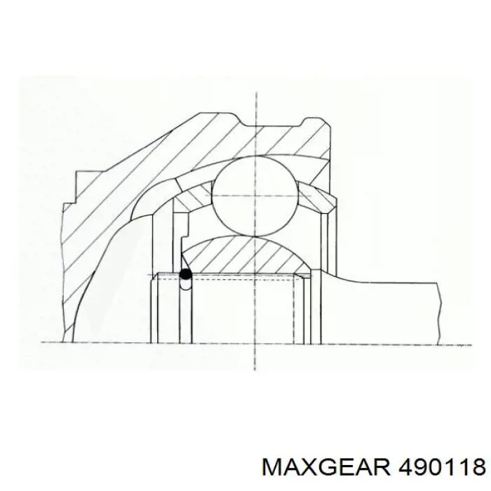Купити 490118 Maxgear Шарнір приводу зовнішній