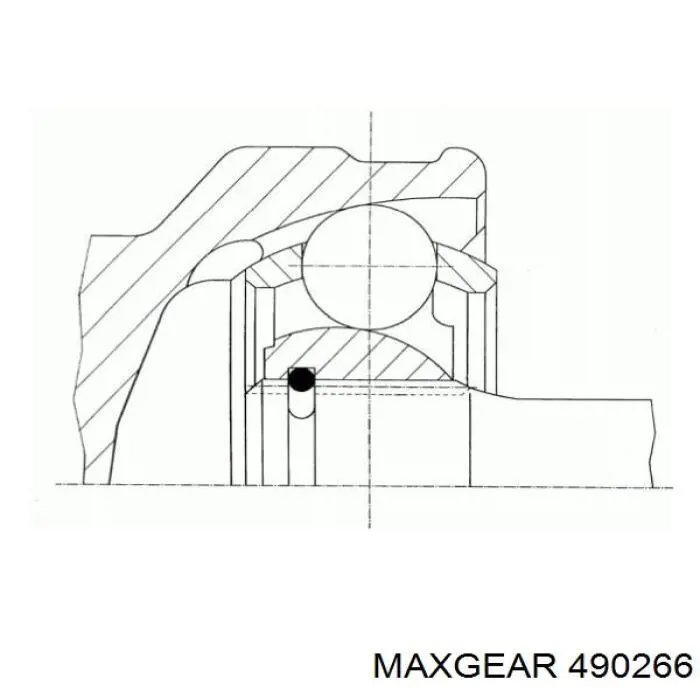 Купити 490266 Maxgear Шарнір приводу зовнішній