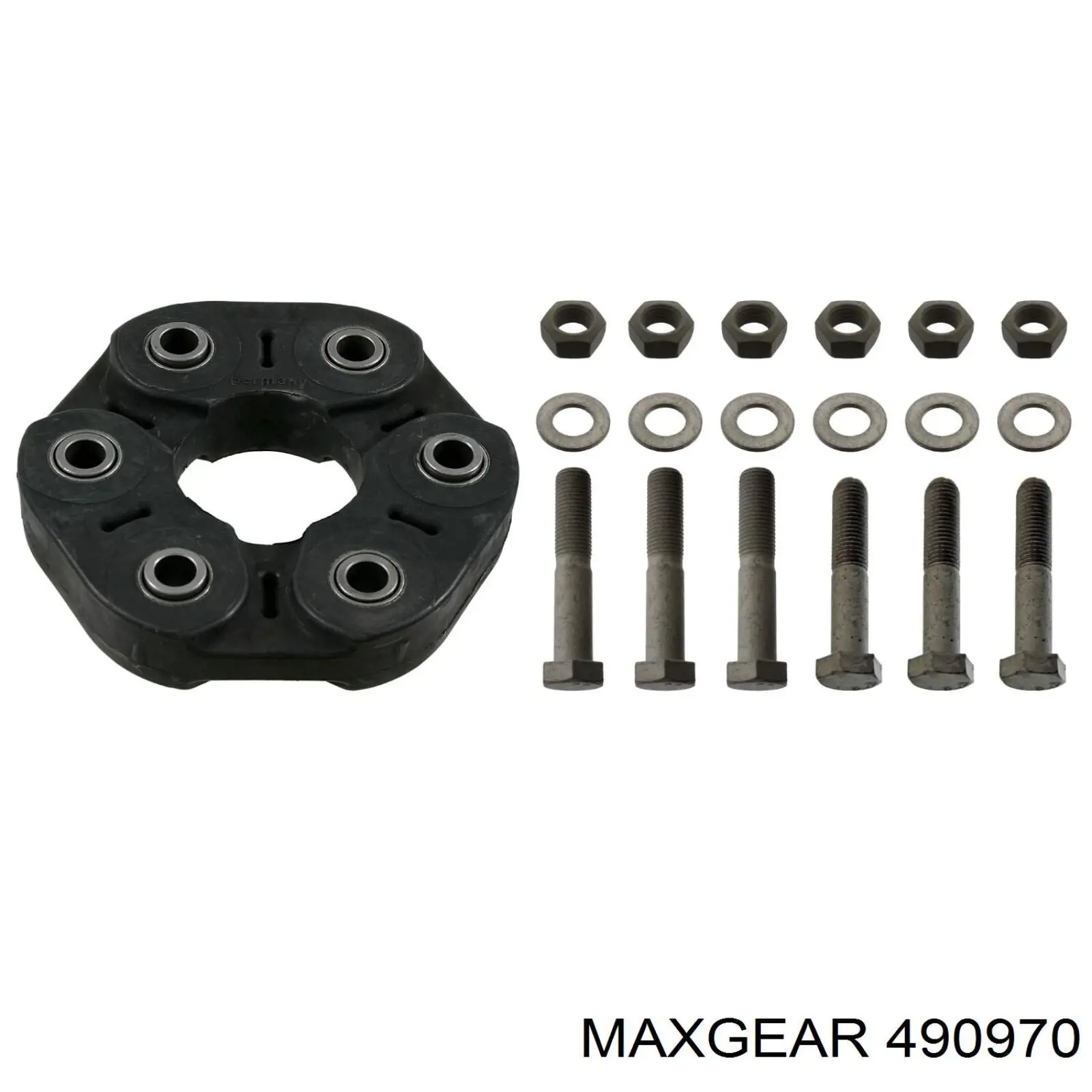 Муфта кардана еластична, передня 490970 Maxgear