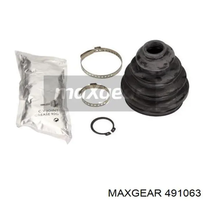 Купити 491063 Maxgear Пильник шарніра кутових швидкостей внутрішній передній