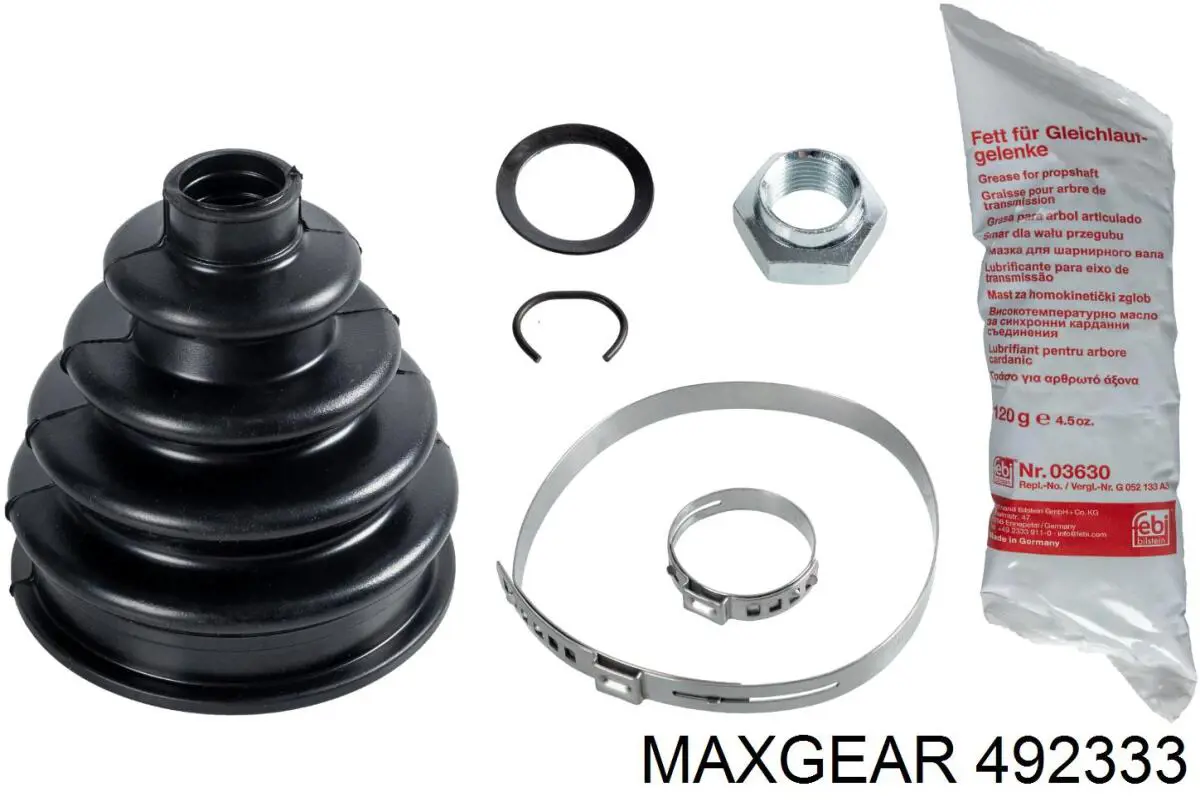 Піввісь задня 492333 Maxgear