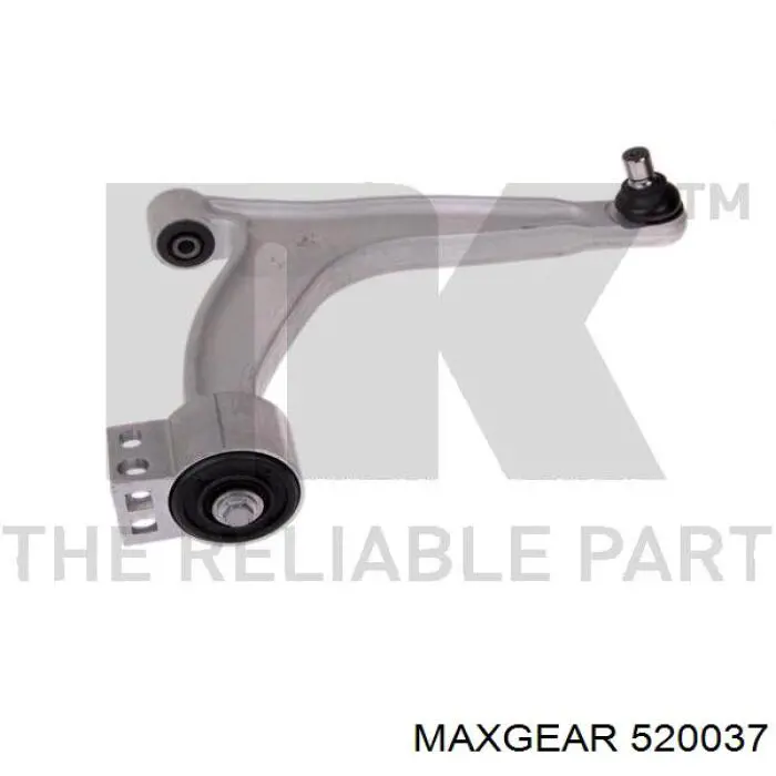 Шланг гальмівний задній 520037 Maxgear