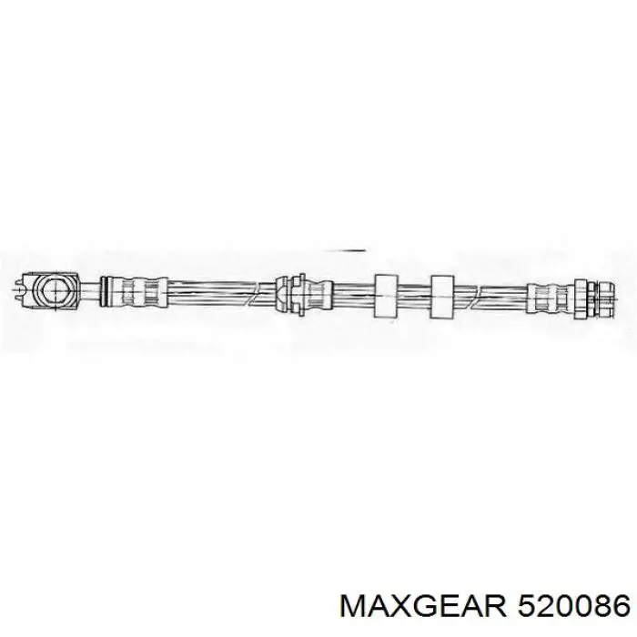 Купити 520086 Maxgear Гальмівні шланги передні