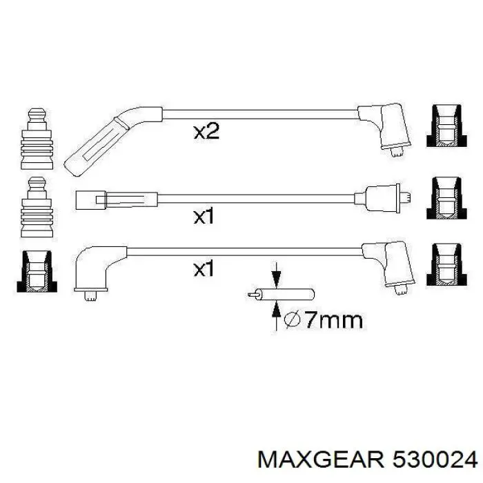 Дріт високовольтний Maxgear 530024