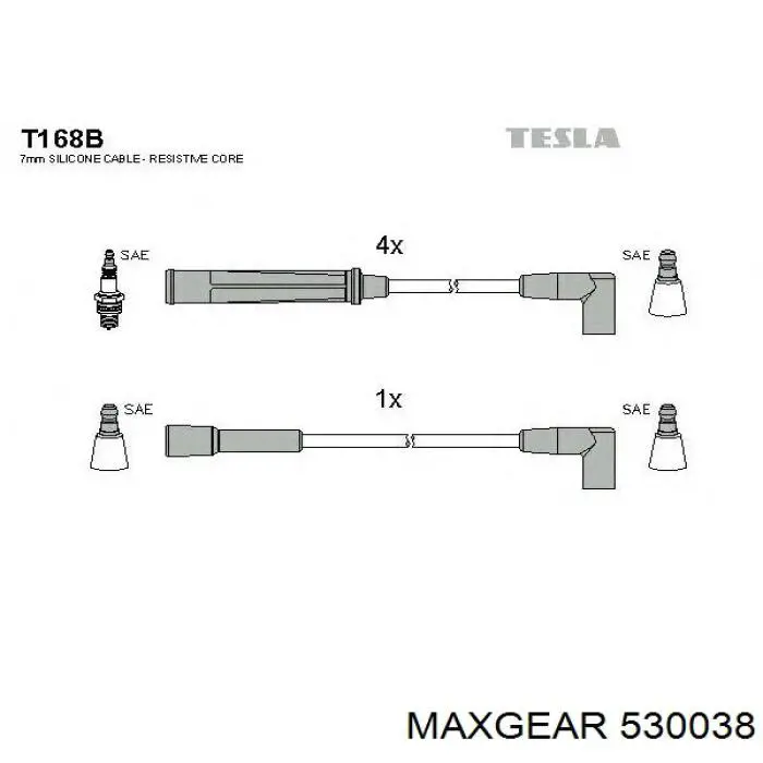 Високовольтні дроти MSQ0013 Magneti Marelli