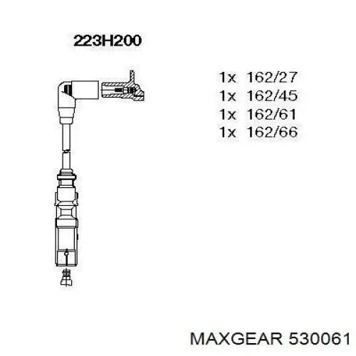 Високовольтні дроти 530061 Maxgear