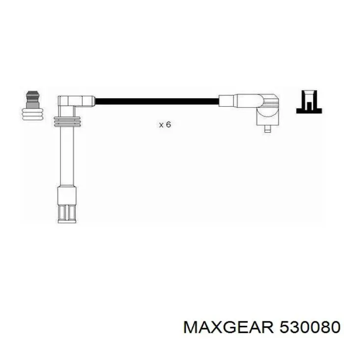 Високовольтні дроти 530080 Maxgear