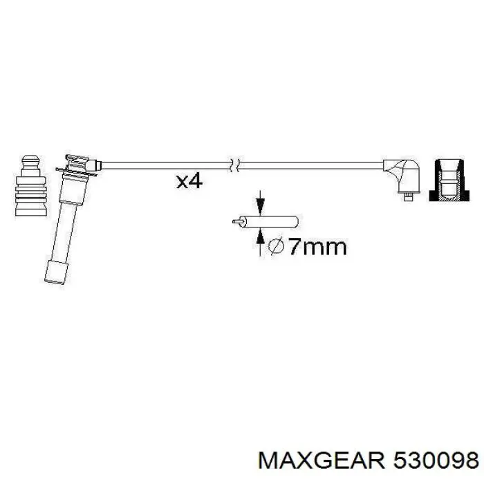 Купити 530098 Maxgear Провід високовольтні, комплект