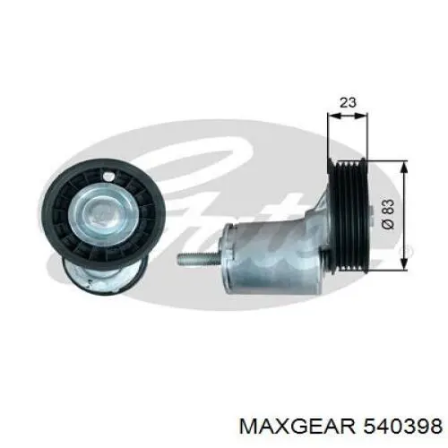 Натяжний ролик 540398 Maxgear