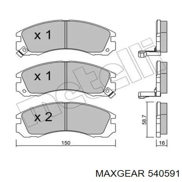 Натягувач приводного ременя BGA DC2309 ціна, від 14.80 USD