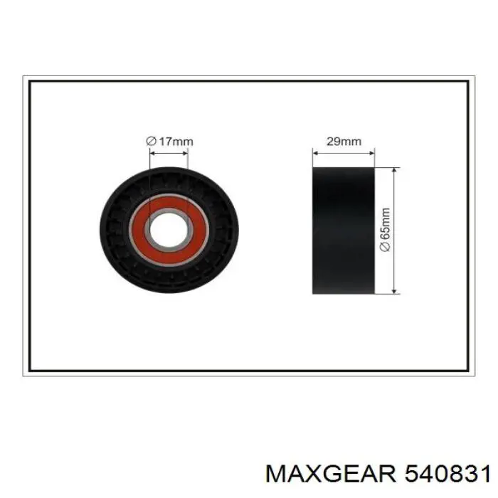 Купити 540831 Maxgear Натягувач приводного ременя