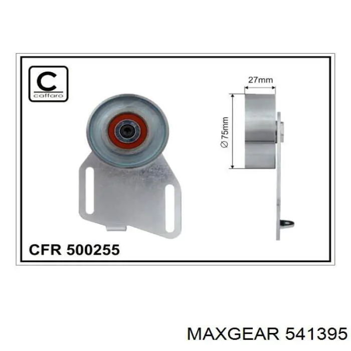 540807 Maxgear натягувач приводного ременя