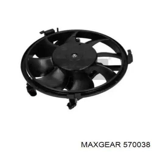 570038 Maxgear електровентилятор охолодження в зборі (двигун + крильчатка)