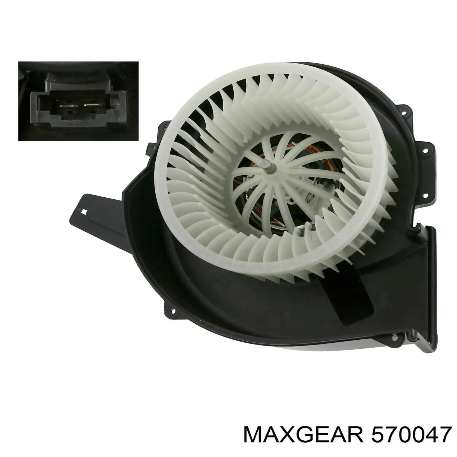 Купити 570047 Maxgear Електродвигуни (електродвигун обігрівача) або розетка причепа штепсельная