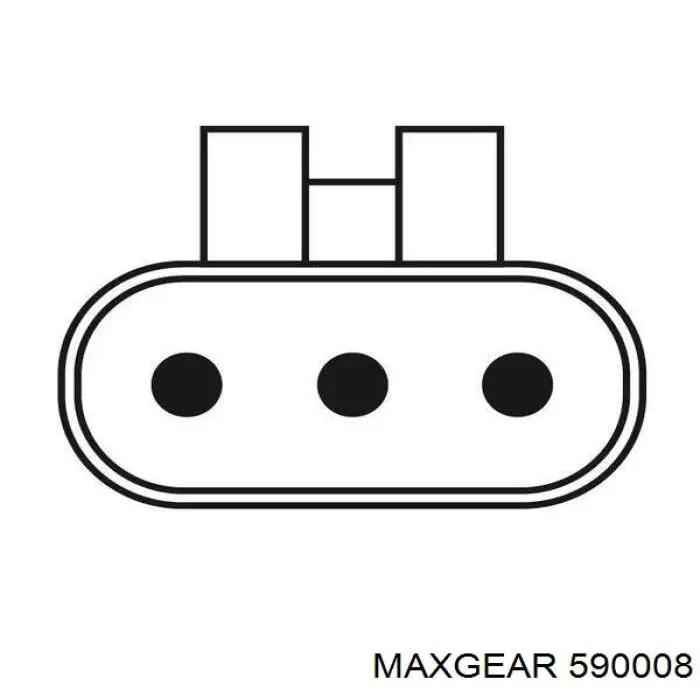 590001 Maxgear лямбдазонд, датчик кисню