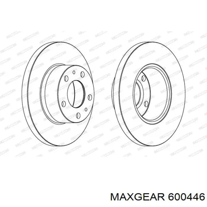 Задні пружини 600446 Maxgear