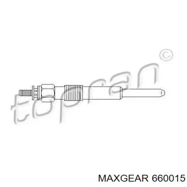 660015 Maxgear Свічки розжарювання