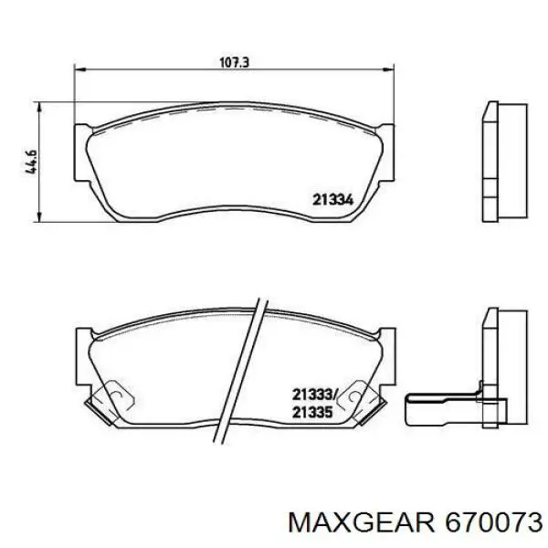 Термостат 670073 Maxgear