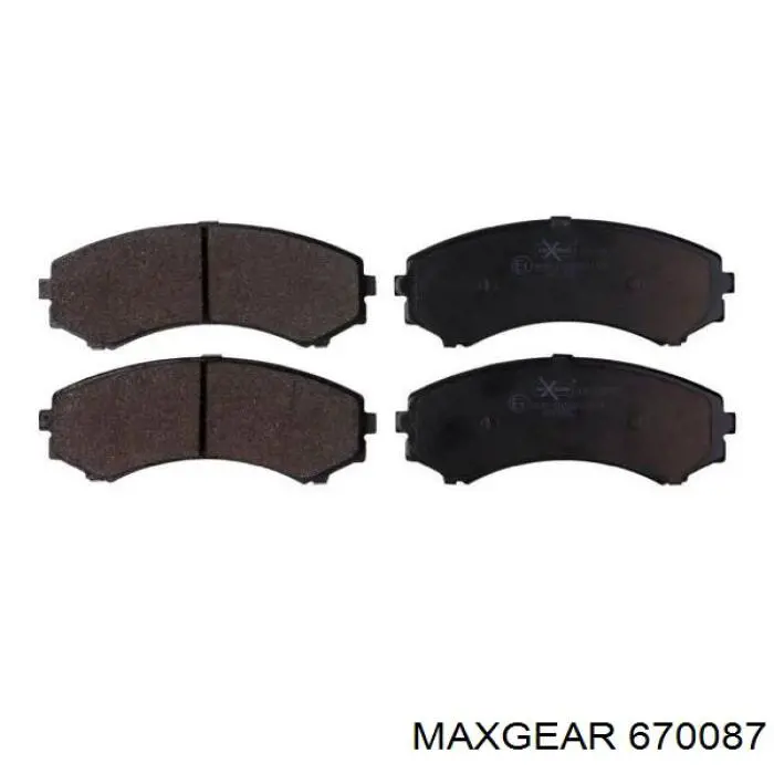 670087 Maxgear Корпус термостата в зборі