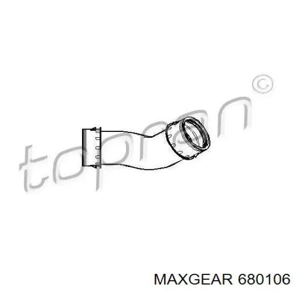 Купити 680106 Maxgear Шланг/патрубок интеркуллера