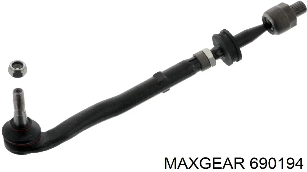 Накінечник центральної рульової тяги, лівий 690194 Maxgear