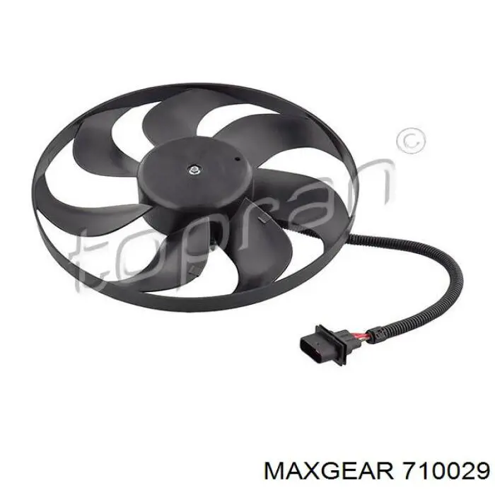 Купити 710029 Maxgear Електровентилятор охолодження в зборі (двигун + крильчатка)
