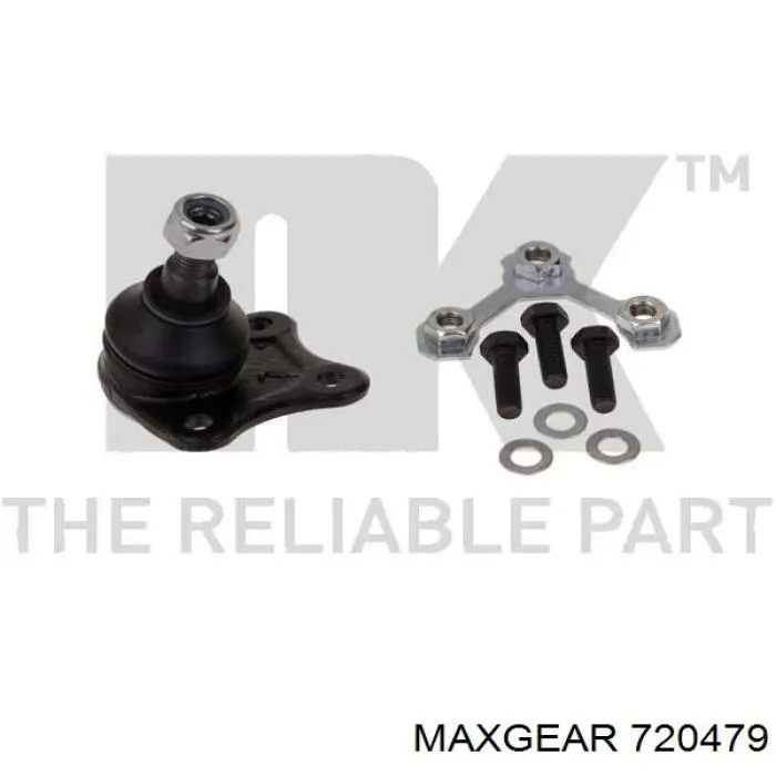 720479 Maxgear Кульова опора, нижня, ліва
