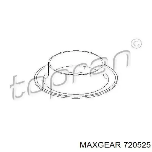 Подушка (опора) пружини задньої, верхня Maxgear 720525 ціна, від 4.32 USD