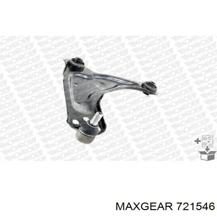 Правий важіль передній нижній підвіски Maxgear 721546