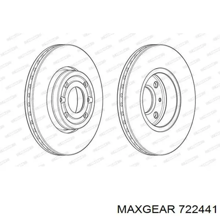 Буфер-відбійник амортизатора переднього + пильовик Maxgear 722441 ціна, від 11.50 USD
